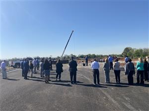 crowd at groundbreaking 